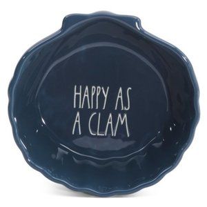 RAE DUNN Happy As A Clam Serving Bowl